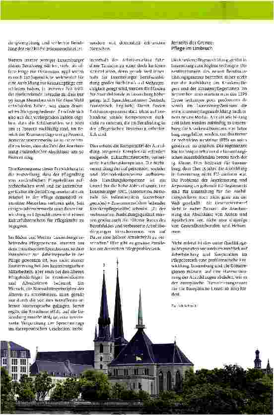 Vorschauseite 2: Pflege jenseits der Grenze