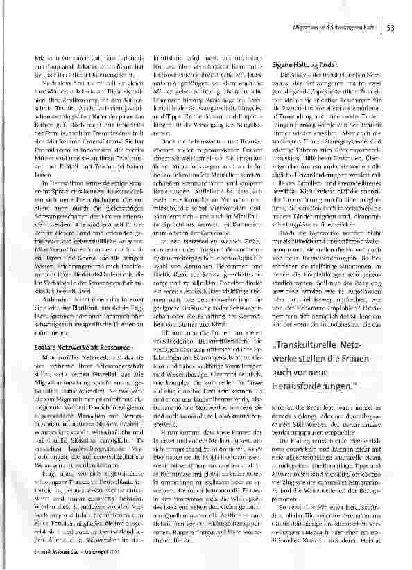 Vorschauseite 2: Migrantinnen als AkteurinnenEine ressourcenorientierte Perspektive auf Schwangerschaft und Geburt in der Migration -Teih