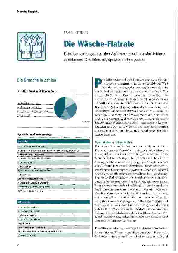 Vorschauseite 1: Die Wäsche-Flatrate