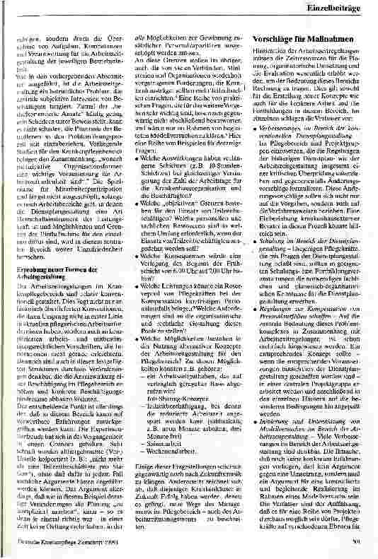 Vorschauseite 4: Arbeitszeitregelungen