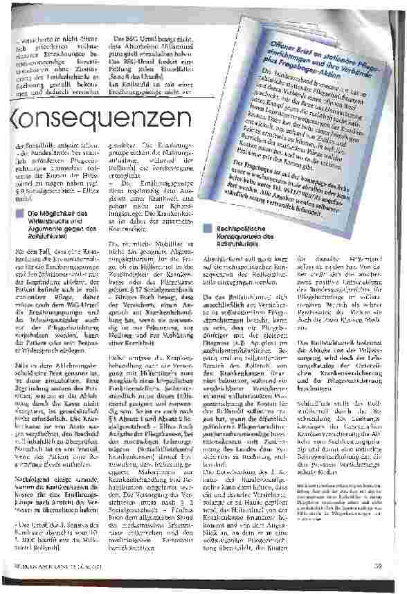Vorschauseite 2: Das Rollstuhlurteil und seine Konsequenzen