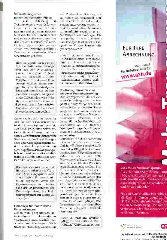 Vorschauseite 2: Dokumentation in der PflegeFür alle Fälle dokumentiert