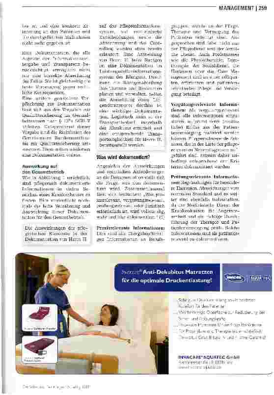 Vorschauseite 4: Dokumentation in der PflegeFür alle Fälle dokumentiert
