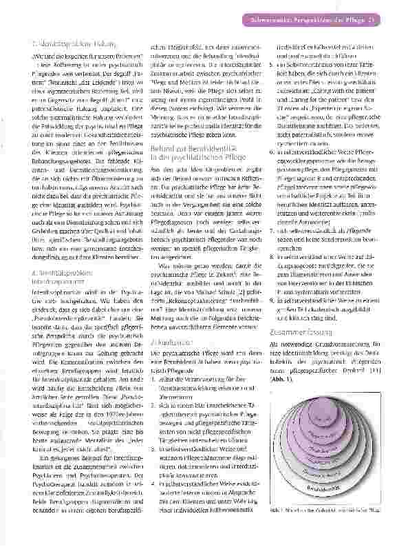 Vorschauseite 4: PROFESSIONELL PFLEGENWohin? Und warum? Eine kritische Reflexion zur fehlenden Identität der psychiatrischen Pflege