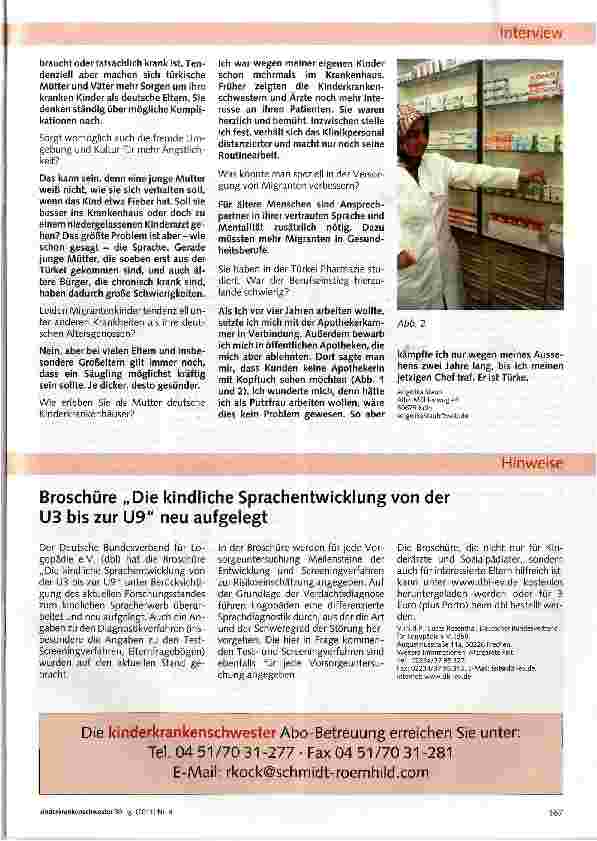 Vorschauseite 2: Gesundheitsangebot für kleine und große Migranten