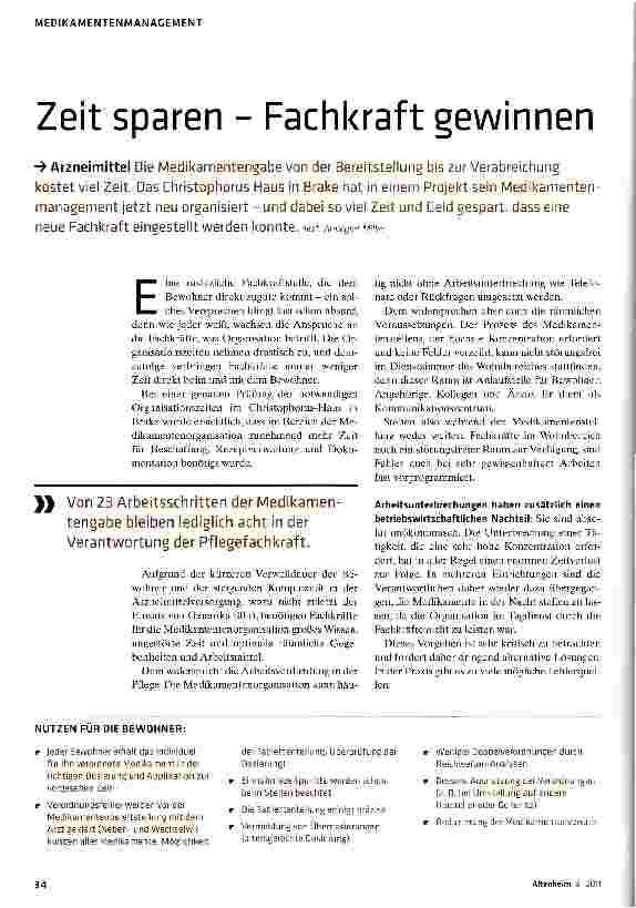 Vorschauseite 1: Zeit sparen - Fachkraft gewinnen