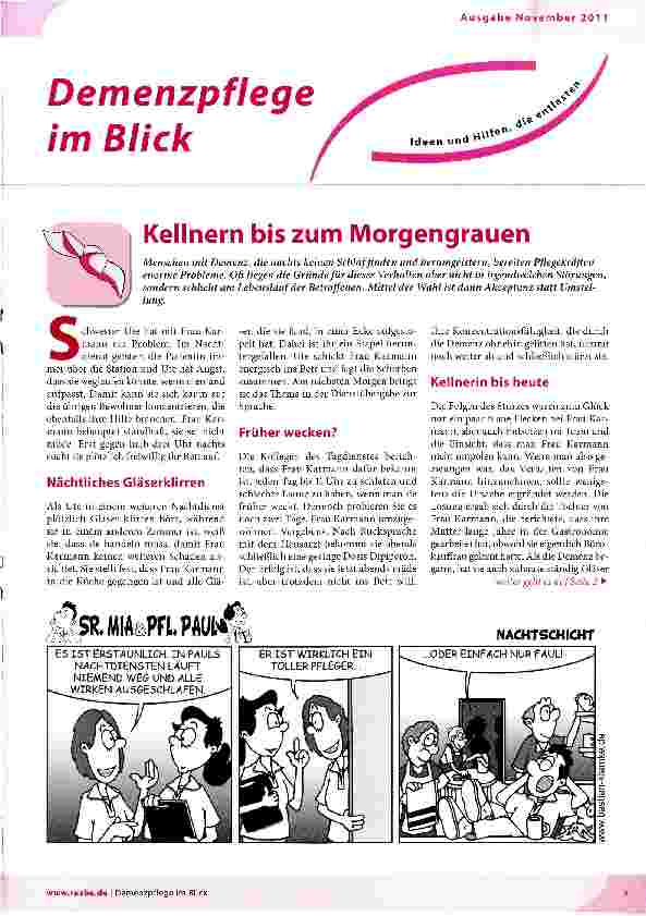 Vorschauseite 1: Kellnern bis zum Morgengrauen