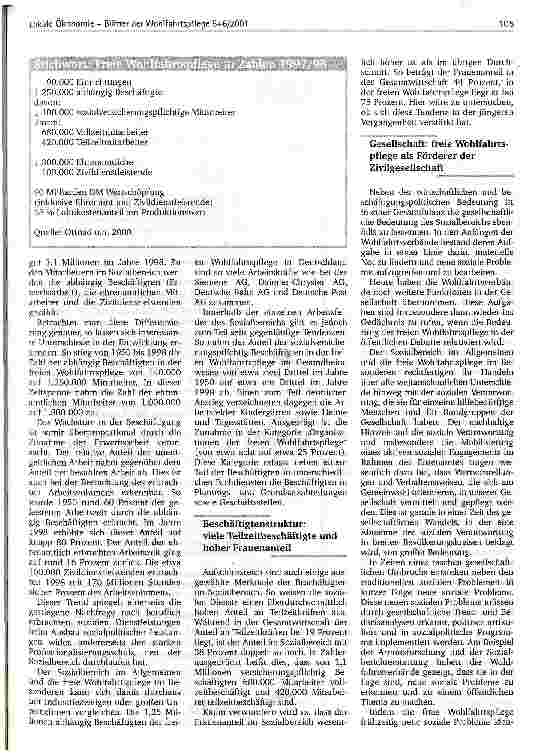 Vorschauseite 2: Der Sozialmarkt in Deutschland