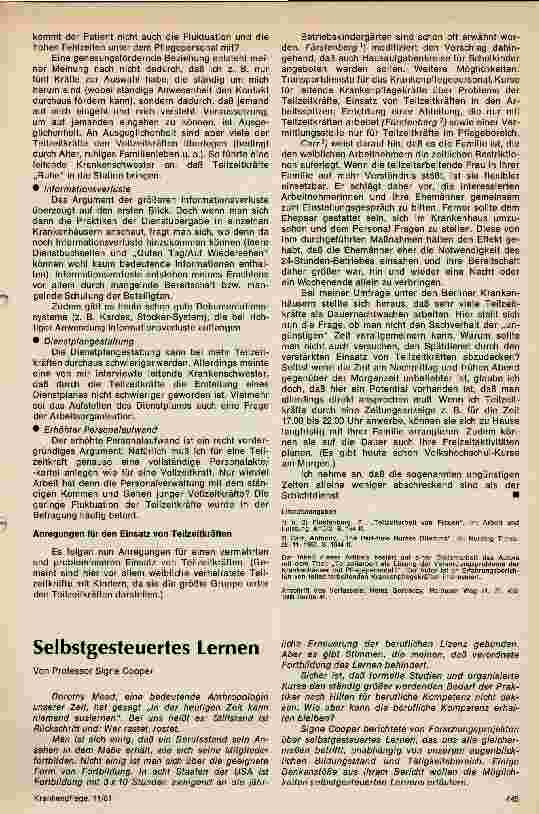 Vorschauseite 1: Selbstgesteuertes Lernen