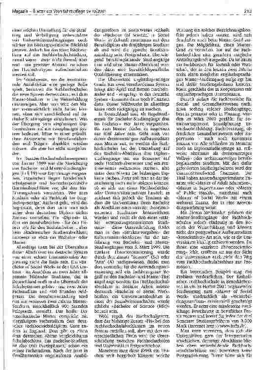 Vorschauseite 3: Abwertung des Diplomstudiums zu befürchten