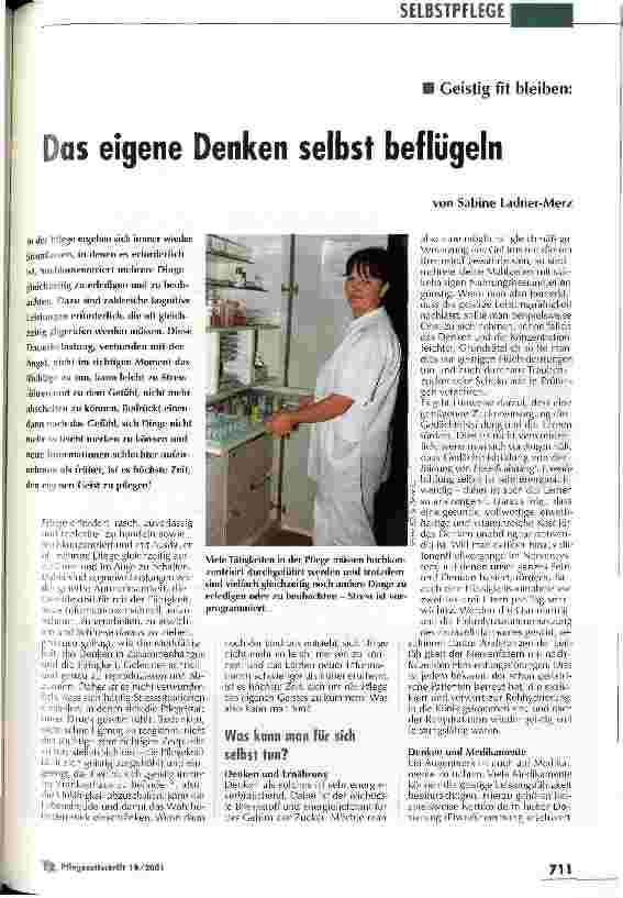 Vorschauseite 1: Das eigene Denken selbst beflügeln