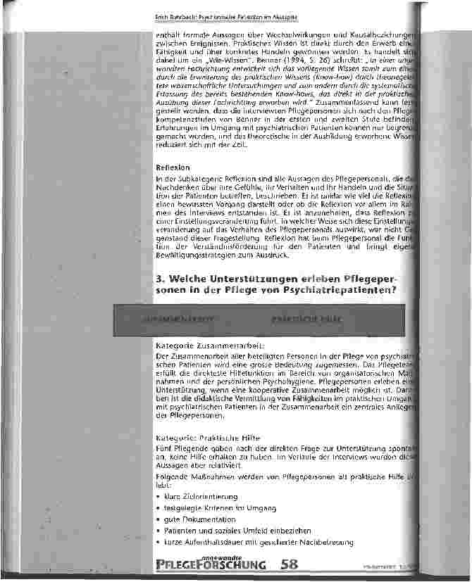 Vorschauseite 6: Psychiatrische Patienten im Akutspital Aus der Sicht der Pflegenden
