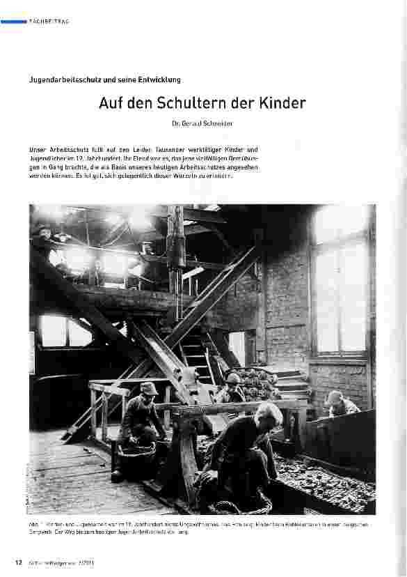 Vorschauseite 1: Auf den Schultern der Kinder