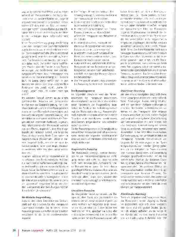 Vorschauseite 3: Fallbeispiele für Clinical Reasoning in der Stottertherapie
