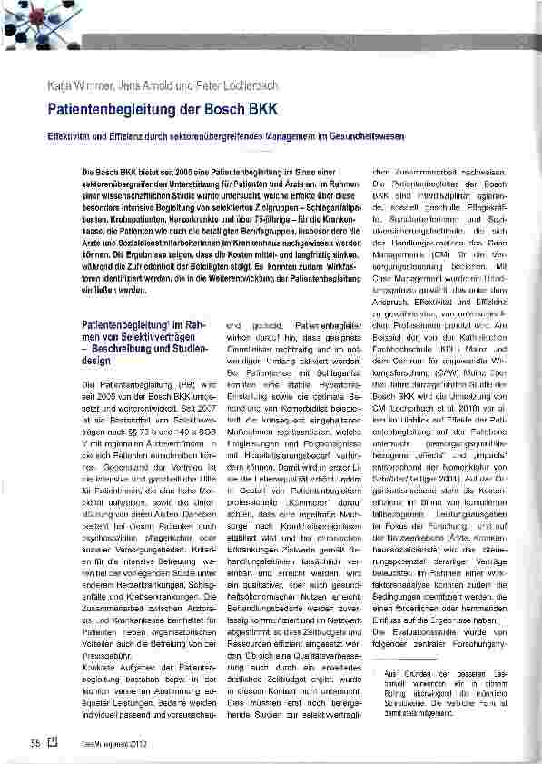 Vorschauseite 1: Patientenbegleitung der Bosch BKK