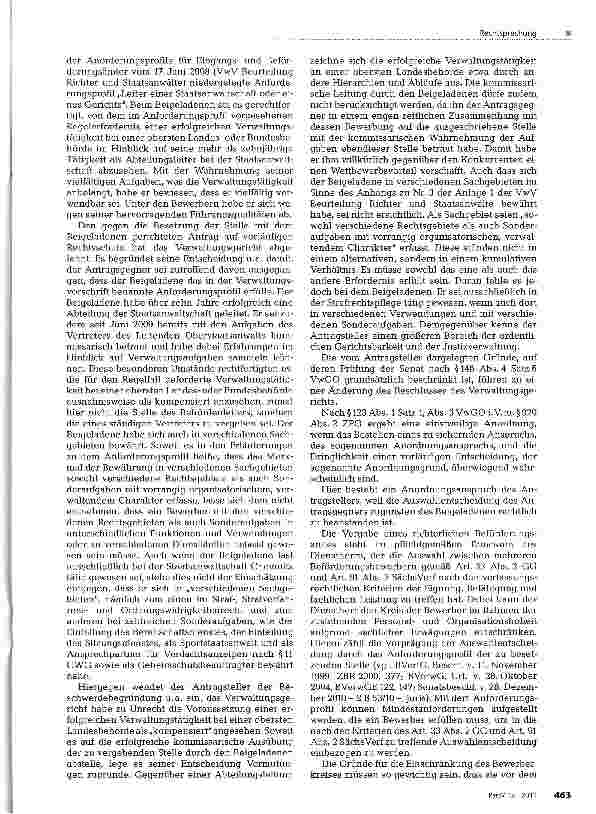 Vorschauseite 2: Bindung an das Anforderungsprofil bei Auswahlentscheidungen