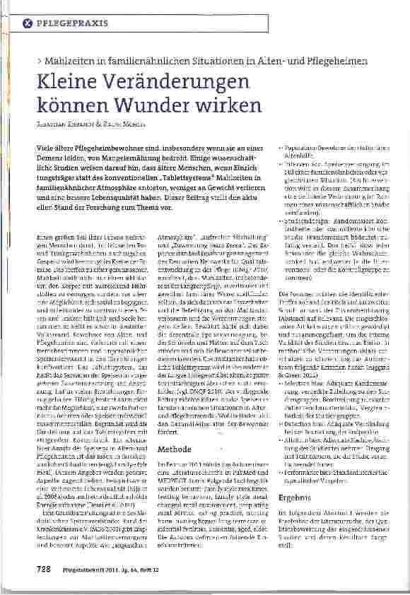 Vorschauseite 1: Kleine Veränderungen können Wunder wirken