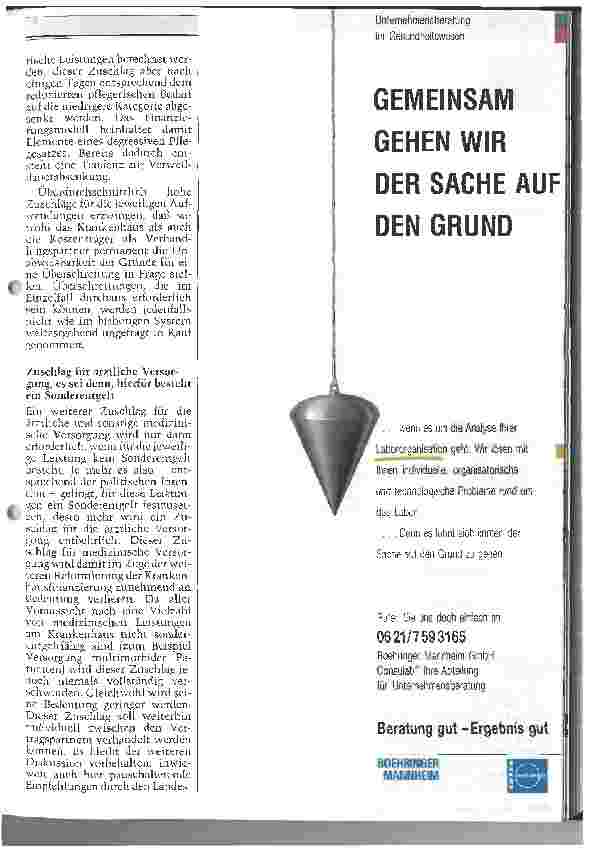 Vorschauseite 5: Reform der Krankenhausfinanzierung