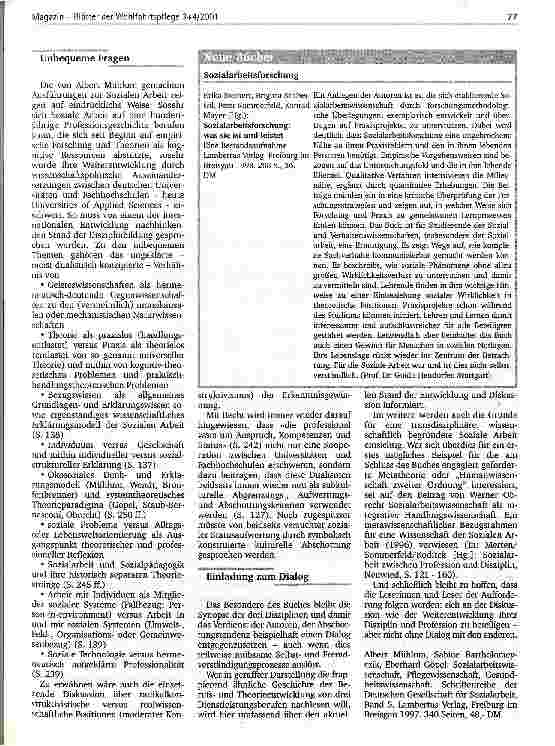 Vorschauseite 2: Wissenschaft für die Praxis
