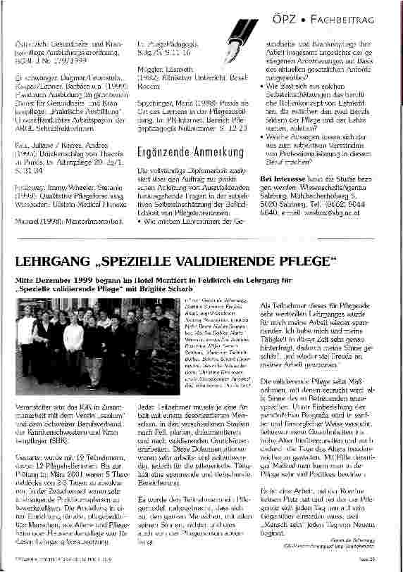 Vorschauseite 4: Zum Erleben angeleiteter Praktika durch LehrerInnen für Gesundheitsund Krankenpflege in der Pflegeausbildung