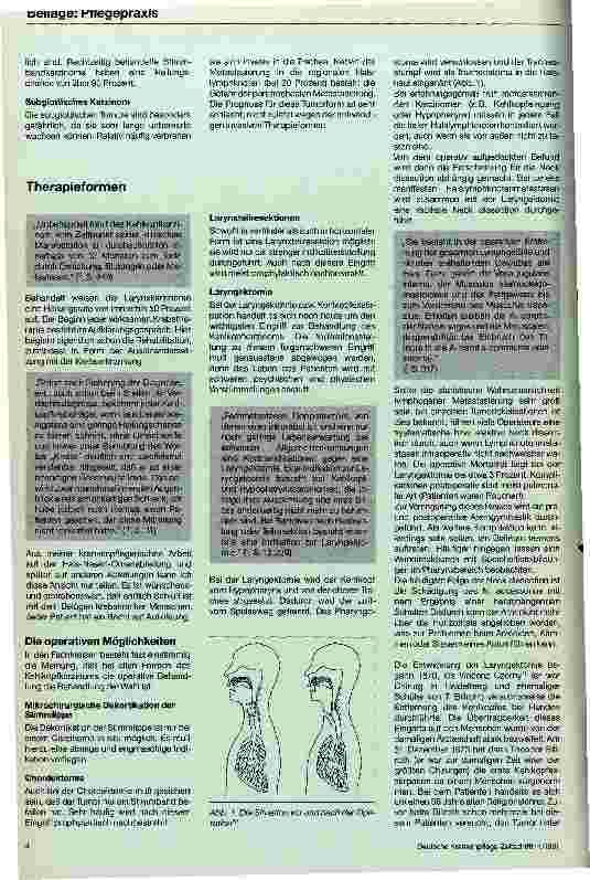 Vorschauseite 3: Pflege und Rehabilitation von kehlkopflosen Patienten