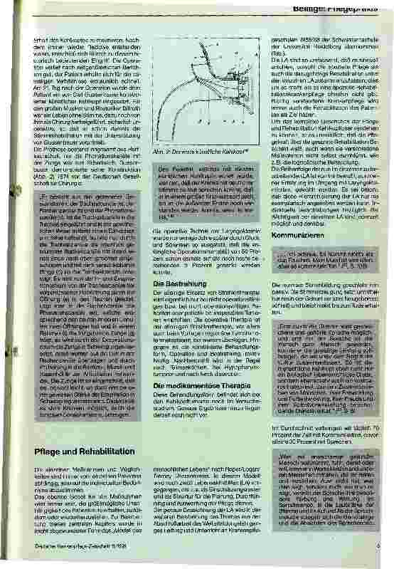 Vorschauseite 4: Pflege und Rehabilitation von kehlkopflosen Patienten
