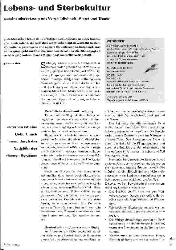Vorschauseite 1: Lebensund Sterbekultur