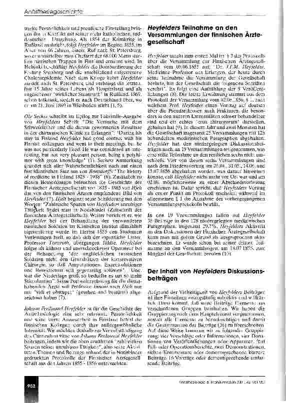 Vorschauseite 2: Ein Komet am finnischen Ärztefirmament: Johann Ferdinand Heyfelder als Mitglied der Finnischen Ärztegesellschaft