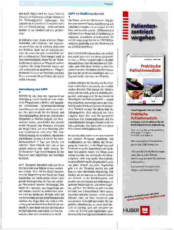 Vorschauseite 2: Ambulante Palliativversorgung