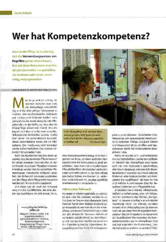 Vorschauseite 1: Wer hat Kompetenzkompetenz?