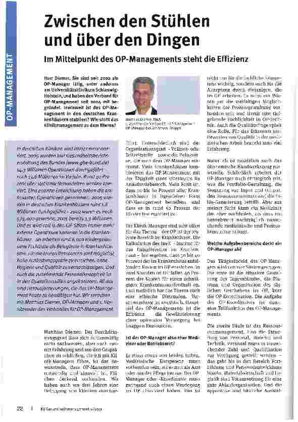 Vorschauseite 1: Zwischen den Stühlen und über den Dingen