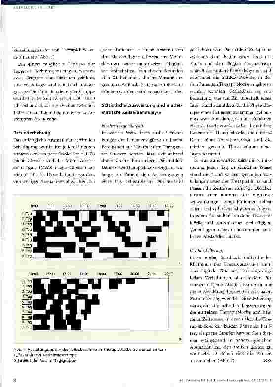 Vorschauseite 3: Chronobiologische Frührehabilitation nach Schlaganfällen