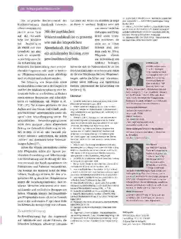 Vorschauseite 5: Was macht belastbar, stark und hält gesund?