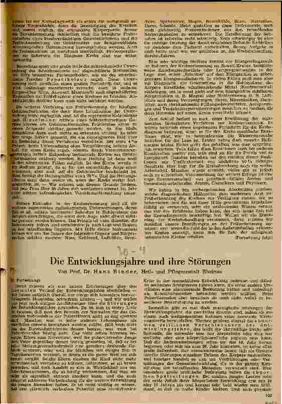 Vorschauseite 1: Die Entwicklungsjahre und ihre Störungen