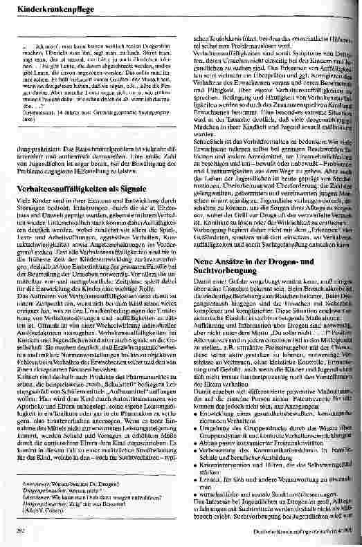 Vorschauseite 4: Drogenund Suchtprävention Verhaltensänderung zwischen Neugier und Verteufelung?