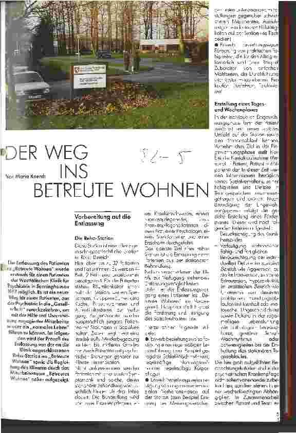 Vorschauseite 1: Der Weg ins betreute Wohnen