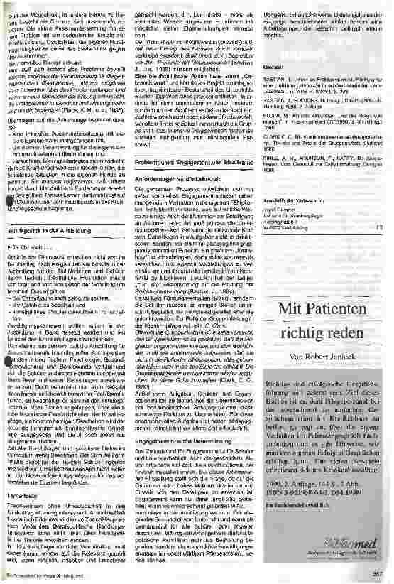 Vorschauseite 2: Berufspolitik als Lernprozeß