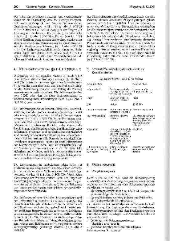 Vorschauseite 3: Sicherung der Pflegequalität: Ist guter Rat teuer? Ziele, Instrumente und Entwicklungsprognose des Pflege-Qualitätssicherungsgesetzes (PQsG)