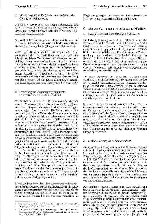 Vorschauseite 4: Sicherung der Pflegequalität: Ist guter Rat teuer? Ziele, Instrumente und Entwicklungsprognose des Pflege-Qualitätssicherungsgesetzes (PQsG)