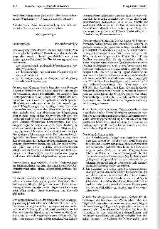 Vorschauseite 5: Sicherung der Pflegequalität: Ist guter Rat teuer? Ziele, Instrumente und Entwicklungsprognose des Pflege-Qualitätssicherungsgesetzes (PQsG)