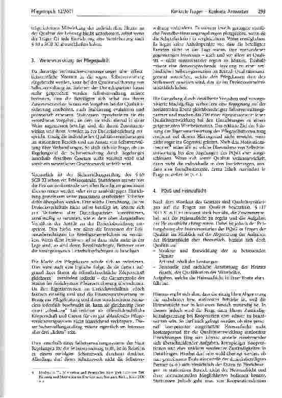 Vorschauseite 6: Sicherung der Pflegequalität: Ist guter Rat teuer? Ziele, Instrumente und Entwicklungsprognose des Pflege-Qualitätssicherungsgesetzes (PQsG)