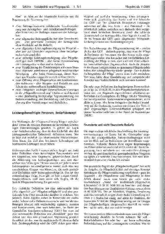 Vorschauseite 4: Sozialpolitik und Pflegequalität - Teil 1 Zur Bedeutung der Pflegeversicherung für eine gute Pflege