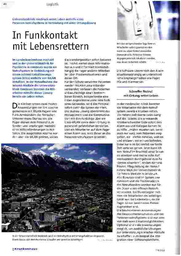 Vorschauseite 1: In Funkkontakt mit Lebensrettern