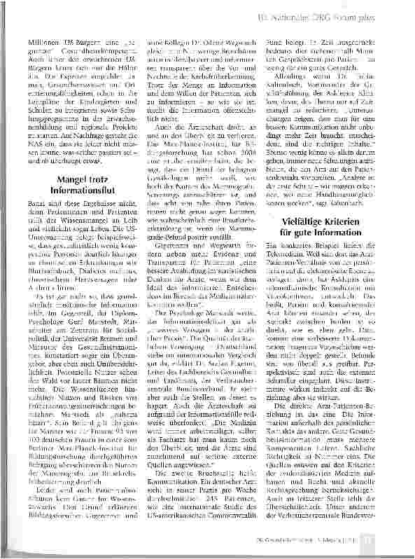 Vorschauseite 2: QualitätswettbewerbWas ist gute Verbraucherinformation?