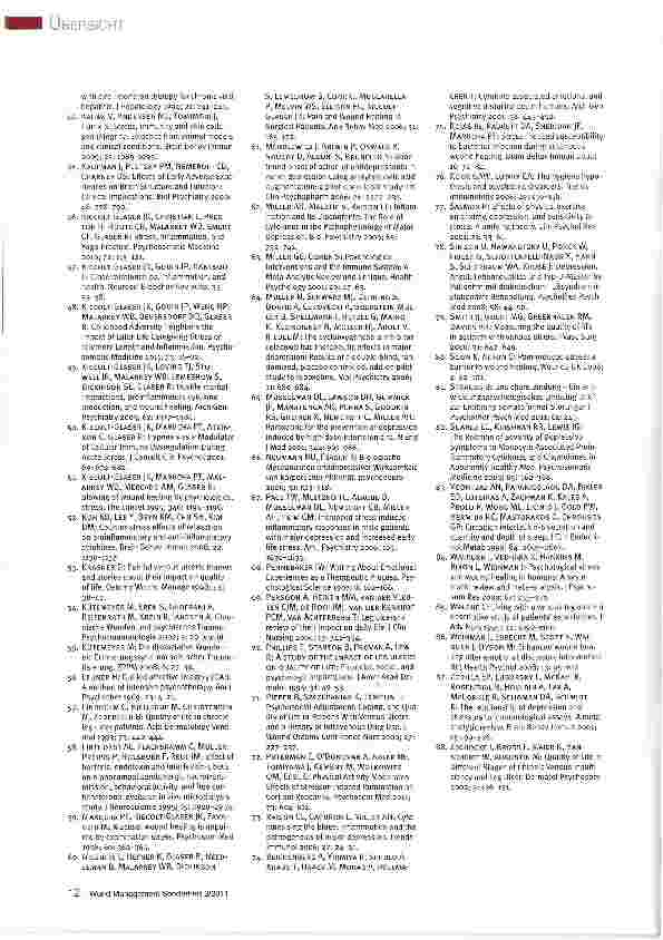 Vorschauseite 5: Psychosomatik und die chronische Wunde