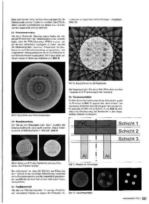 Vorschauseite 4: Experimenteller Computertomograf für Lehre und Forschung Teil 6: Erfahrungen und Ergebnisse