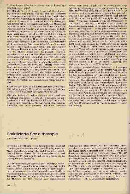 Vorschauseite 3: Erste Hilfe bei psychiatrischen Kranken Gedanken zur Anleitung von Laienhelfern