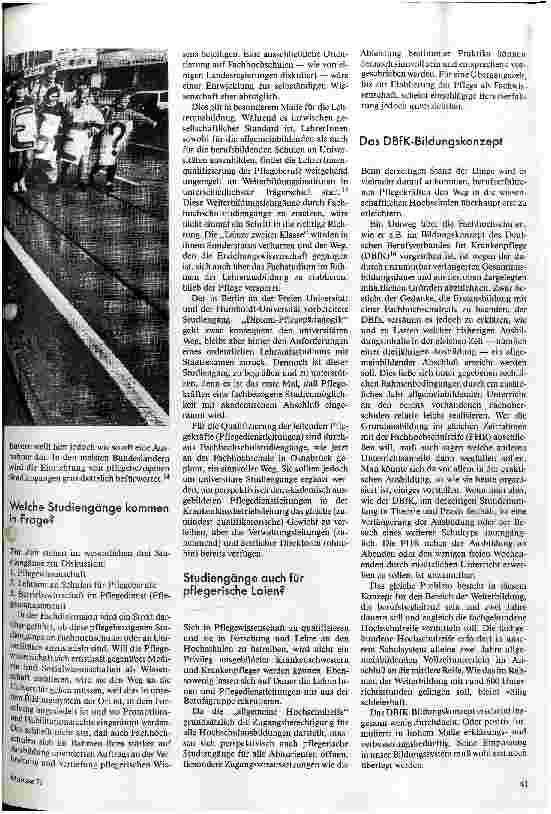 Vorschauseite 3: Akademisierung der Pflege - Wege und Widersprüche