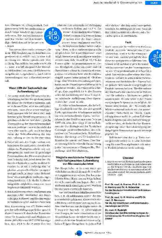 Vorschauseite 2: Mitteilungen des Vorstandes