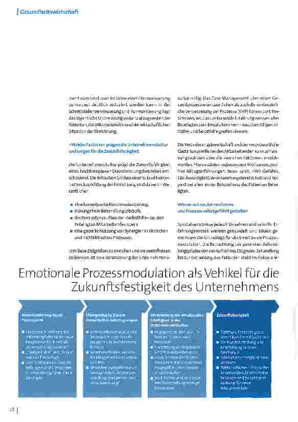 Vorschauseite 3: Die emotionale Intelligenz als Erfolgsfaktor für business caseEmotionale Prozessmodulation